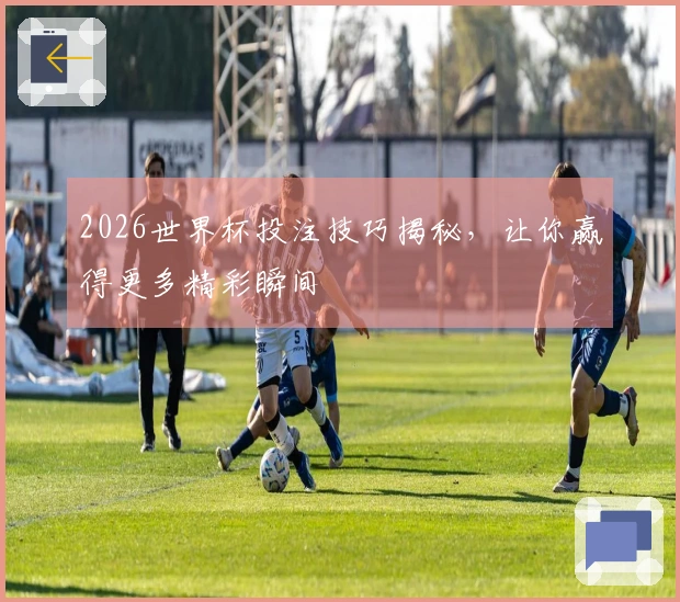 2026世界杯投注技巧揭秘，让你赢得更多精彩瞬间