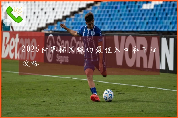 2026世界杯买球的最佳入口和下注攻略